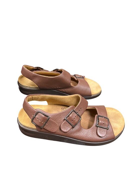 SAS TriPad Comfort Bravo mens brown leather casual sandals sz 11W SKU 10-339 main image 8